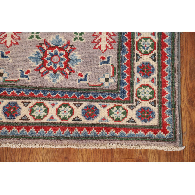 Tapis décoratif gris Kazak