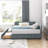 Versatile And Comfortable Upholstered Daybed With Exceptional Features For Relaxation, Guest Accommodation, And Space Organization