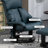 Comfortable 360° Swivel Recliner Chair with Footstool for Relaxation  30" W x 31.5" D x 40.25" H. Reclining Size: 44" L x 31" W x 36.25" H. Assembly required.-1490600607