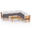 Chaise longue avec coussins 4 pièces Damita-918058752