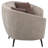 Glynes Upholstered Channel Back Curved Loveseat Beige-957825255