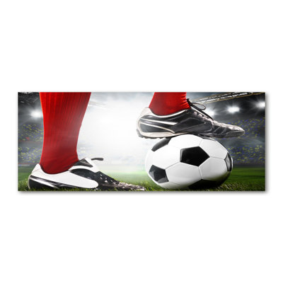 Player's Legs - No Frame Print on Canvas