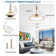 42" Retractable Ceiling fan with Light, 6-Speed Latest DC Motor Remote Control Ceiling Fan