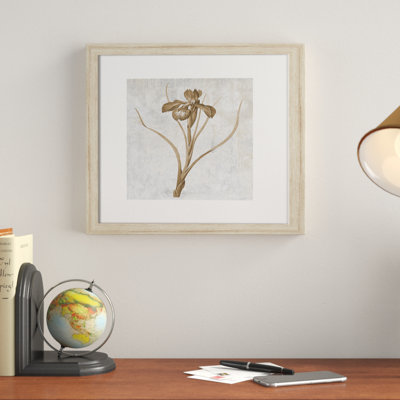 «Ghislain Earth Balance III», reproduction de peinture acrylique encadrée