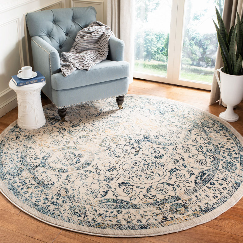 Evoke Performance Oriental Rug, Round 6'7"