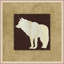 Cabin Collection Lone Wolf Print