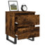 Makram 40cm W Iron Bedside Table-1725824531