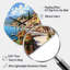 Horloge murale jaune La Dolce, plage italienne II-106199273