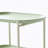 Moon Storage Cart (Green) Nordic Internet Celebrity Mobile Trolley Kitchen Simple Double Storage Shelf Living Room Sofa Storage Shelf