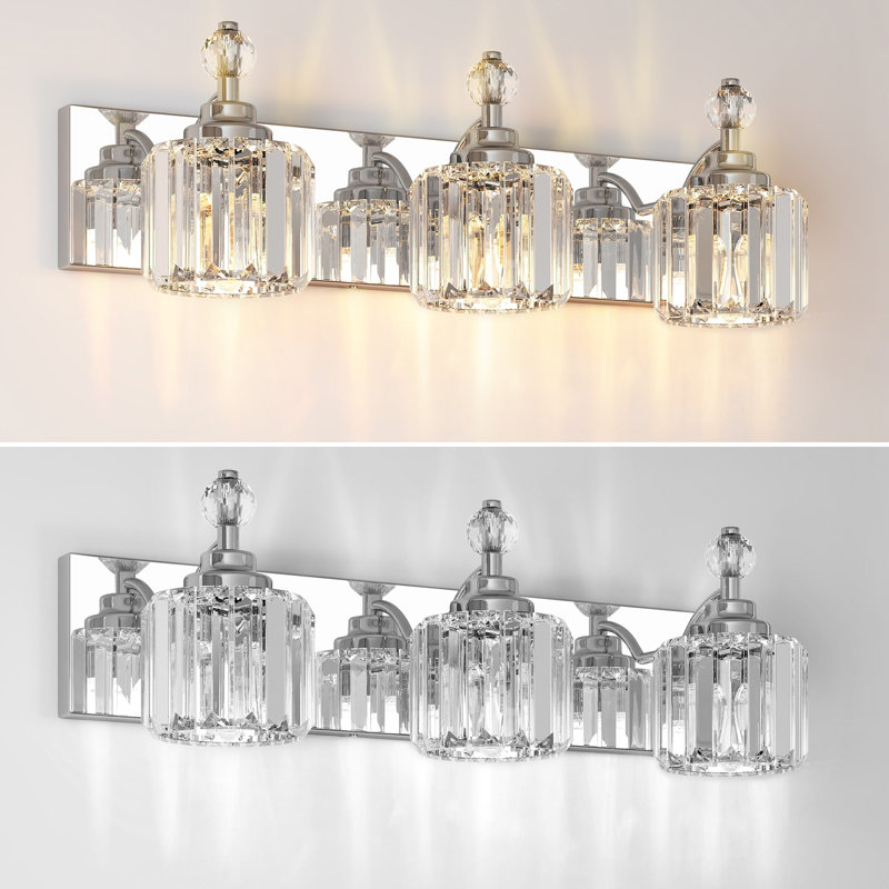 2 lumières de meuble-lavabo à intensité variable à 3 lumières, Trois lumières