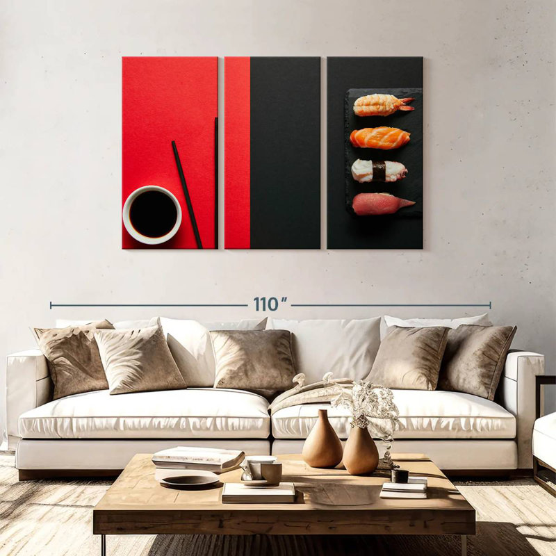 Yirlin, frais, nigiri, sushi, H 48 po x l 74 po