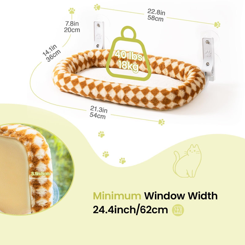 Cotton Hammock Pet Bed, Orange