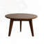 Table basse 100% chêne massif noyer
