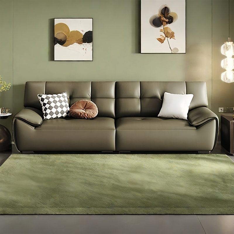 Canapé moderne avec oreilles éléphant, H 35,43 po x l 98,42 po x P 38,58 po, 4
