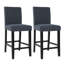 Tabouret de comptoir en bois massif de 25 po Gurrola-805399573