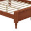 Lit plateforme avec tête de lit tapissier pour chambre à coucher-69331643