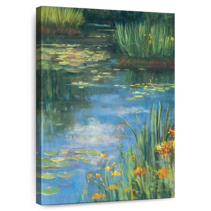 Alvord Garden Pond III, 12" H x 8" W