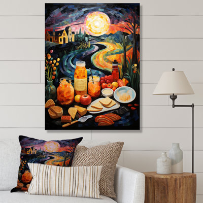«French Cuisine Landscape Harmoney II», reproduction d'art sur toile