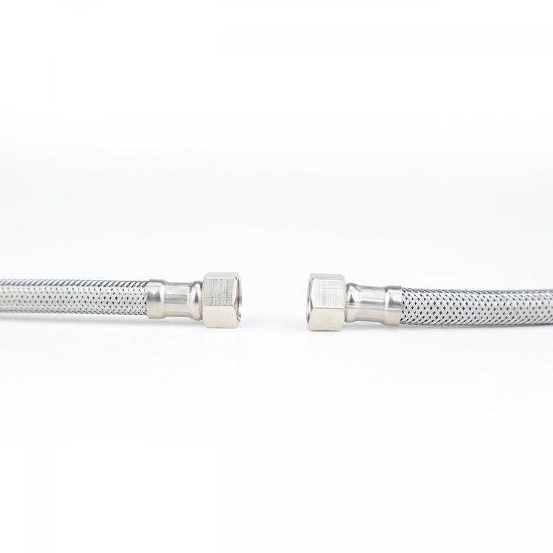 Stainless Steel Braided Faucet Supply Lines 10mm Male to 3/8" Female