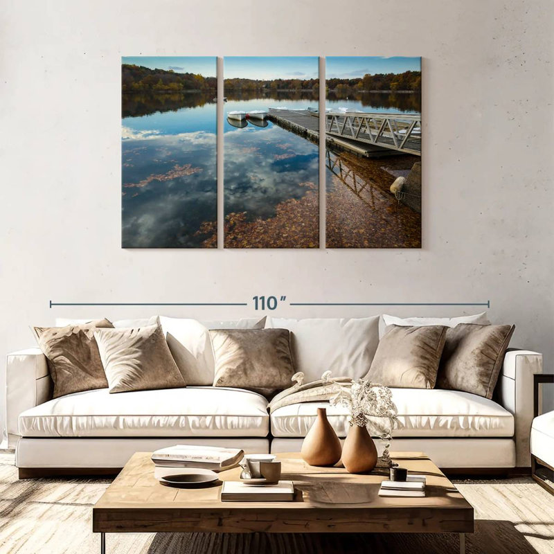 Lac Alvord Lonely Dock, H 48 po x l 74 po