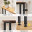90" Narrow Sofa Table - 2 Power Outlets & 4 USB Ports