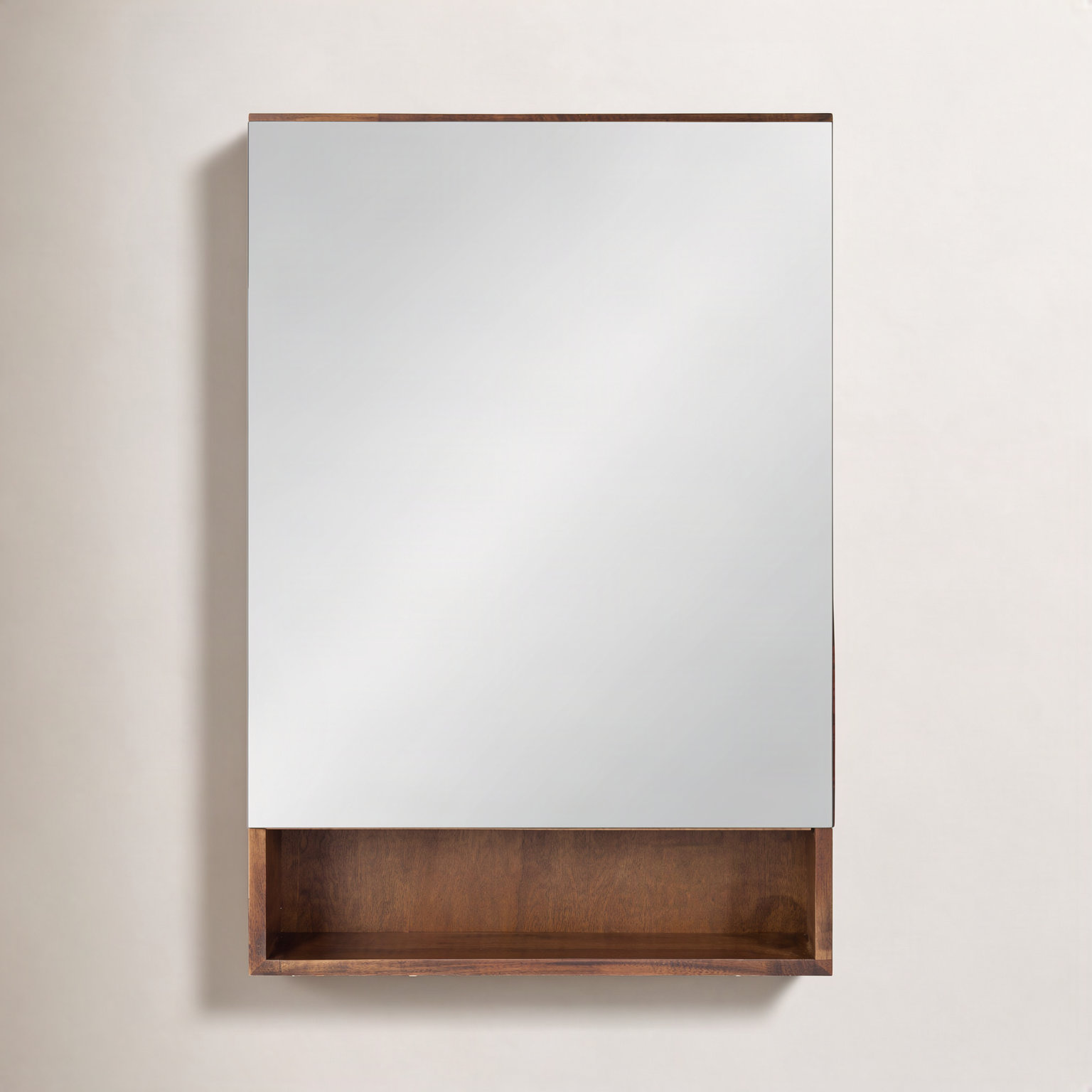 Sloane Wall Mounted Medicine Cabinet, Rustic Brown