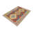 One-of-a-Kind Foreston Hand-Knotted New Age 2'2" X 3'3" Wool Area Rug in Muilticolor