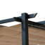 Pergola en aluminium avec auvent Aoodor-92371646-90610975