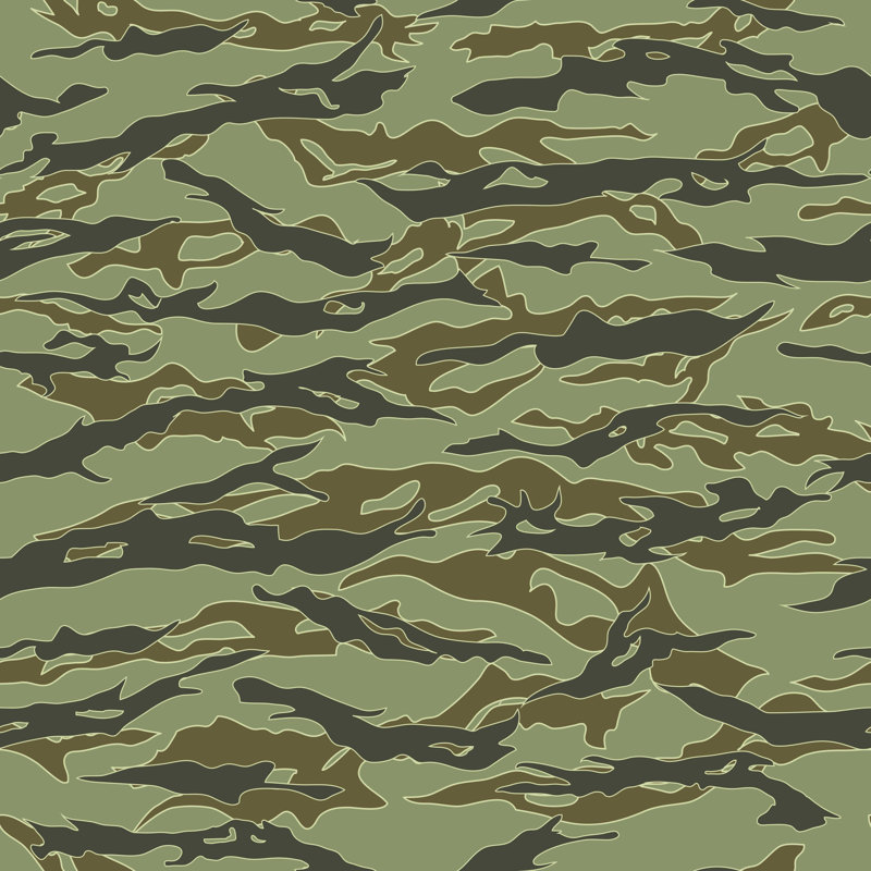 Camouflage - impression sur toile tendue, H 12 po x l 12 po