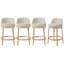 Tabouret de comptoir avec dossier ergonomique Elio-1508854535-1508854533