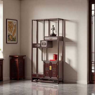 New Chinese Minimalist Style Bookcase