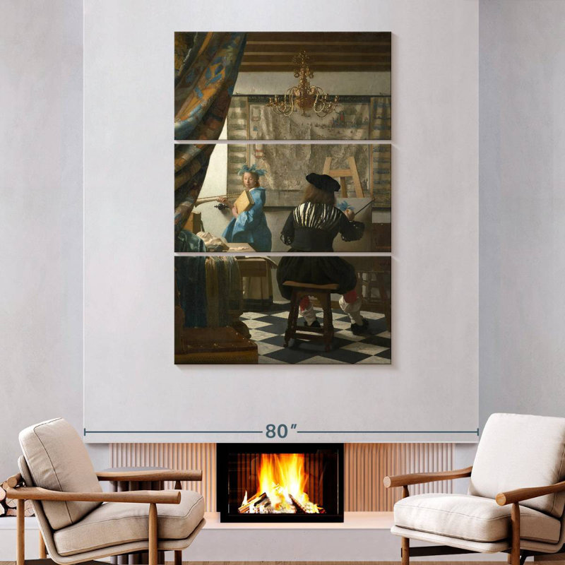 Leisha The Artist's Studio, 74" H x 48" W