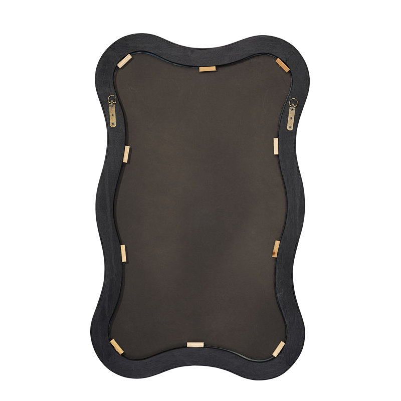 Dali Rectangle Bamboo / Rattan Mirror, Black