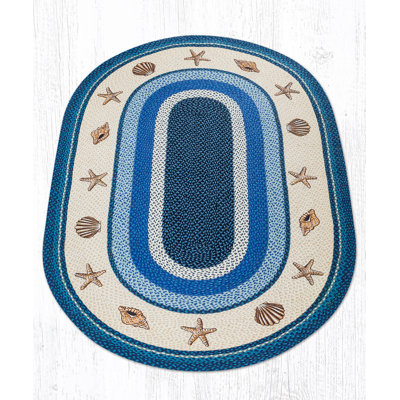  OP-362 Shells Oval Patch 5'x8'