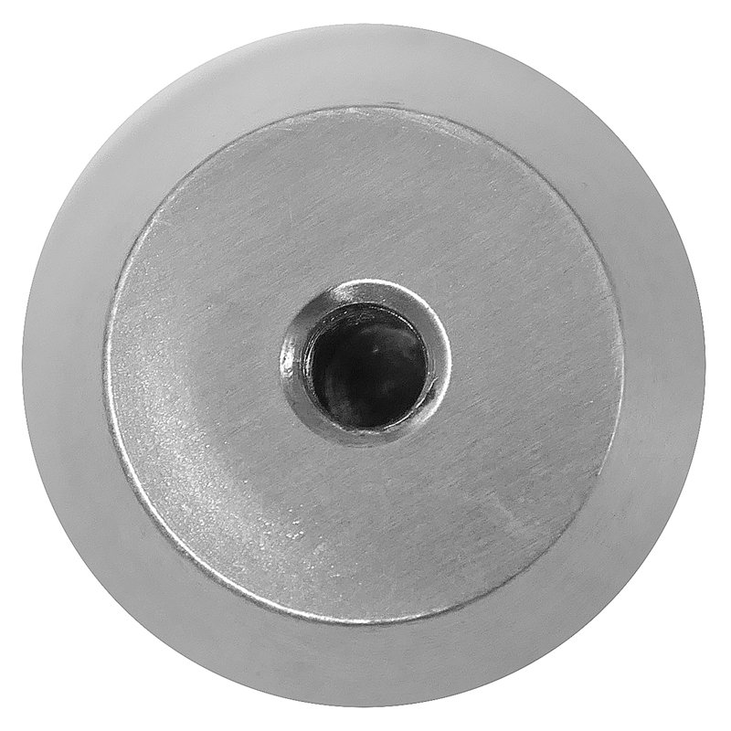 Stainless Steel Conical Cabinet Knob with Mounting Hardware