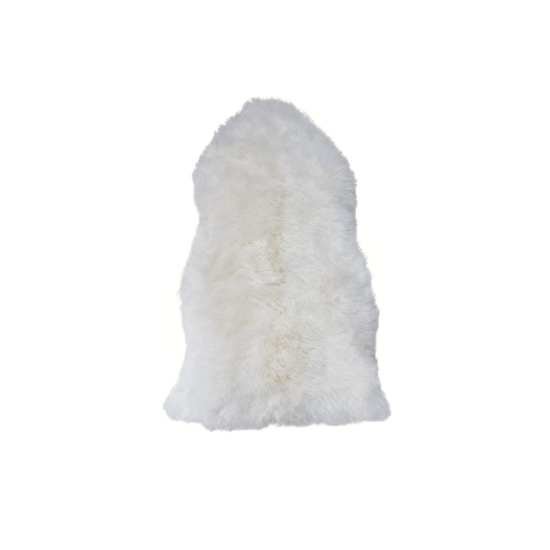 Solid Colour Sheepskin 55cm X 90cm Area Rug