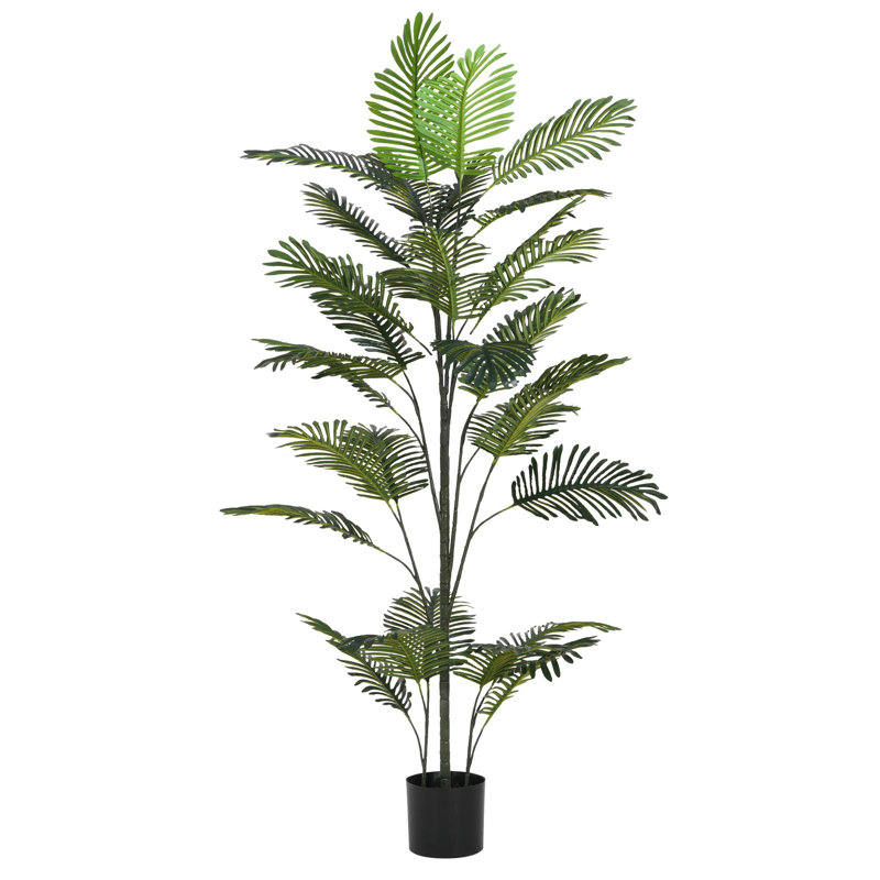 Palmier artificiel avec pot, 1, H 86 po x l 42 po x P 42 po