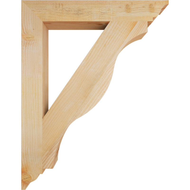 Support traditionnel Funston, H 36 po x l 4 po x P 28 po, Douglas, Scié brut