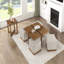 Table d'appoint contemporaine 1 pièce