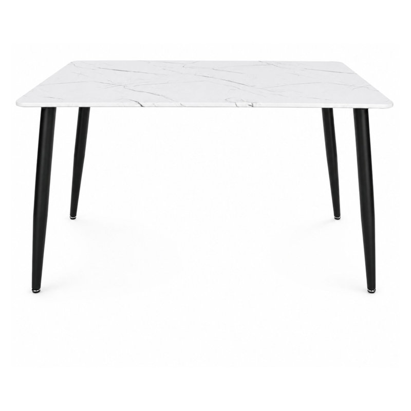 Holmen 5-Piece Dining Set - 4 Chairs & Table, White, Grey