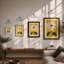 Golden Daisy Botanical - Framed Print-98803347-98803358