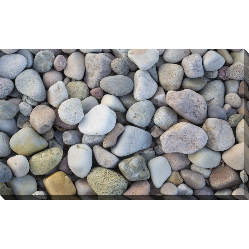 « pebbles iv », reproduction de photo sur toile tendue, H 18 po x l 30 po x P 1 po