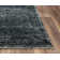Schram Chevron Handmade Tufted Wool Black/White Area Rug