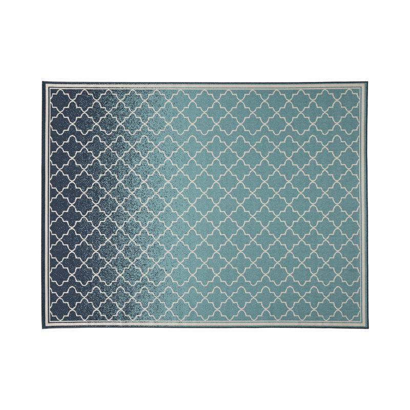 Tapis bleu Adela, Rectangle 5 pi 3 po x 7 pi