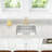 33'' L x 19"W Undermount Double Bowl Kitchen Sink Stainless Steel Kitchen Sink with Bottom Grids-122270019-124197787