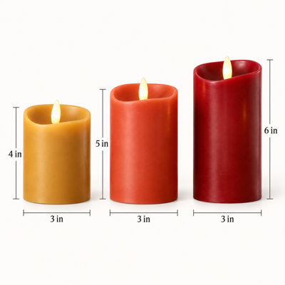 Unscented Scented Unscented Flameless Candle