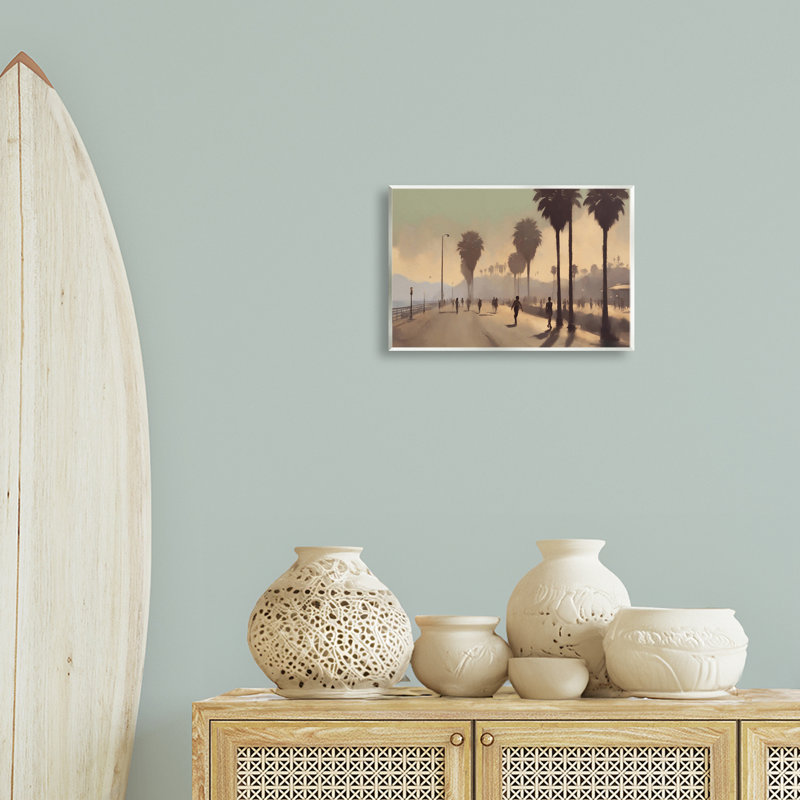 «Sunset Skater on Boardwalk» par Noah Bay, H 10 po x l 15 po