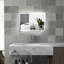 Miroir de salle de bain à intensité variable avec lumières DEL-625752785