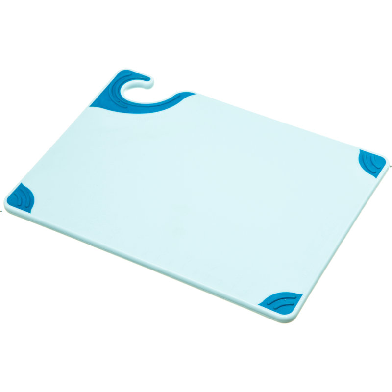 Planche à découper Saf-T-Grip, Bleu, L 9 po x L 12 po