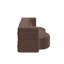 Canapé-lit moderne avec 2 coussins, canapé-lit convertible en tissu rembourré de mousse, matelas pliant double de 15 po pour le salon, lit d'invité, salle de jeux, aucun assemblage requis, brun-124120734